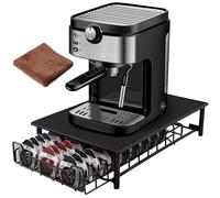 KIMIGO Cassetto Porta Cialde,Cassetto Porta Cialde Caffè,Drawer Storage Contenitore Organizer,Per Organizzare Capsule,Cialde,Tisane,Zucchero,Bicchierini Da Caffè(Capacità 60 Cialde Tassimo)