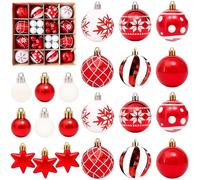 KIMIGO Set di 42 Palline di Natale,Palline di Natale Decorazioni,Infrangibili,Decorazioni per Albero di Natale,Decorazioni da Appendere,Decorazionis Stagionali,Feste di Nozze,Feste Decoratives