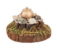 KIMISS 1:12 Modello di Acqua di Calore in Miniatura delle Bambole - Accessorio per la Scena della Scena delle Bambole per la Decorazione della Casa delle (stufa selvaggia)