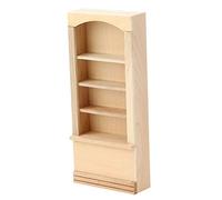 KIMISS 1:12 Modello di Libreria in Legno delle Bambole - Accessorio per Mobili per Bambole in Miniatura per Decorazione per la Casa delle Fai -da te (libreria)