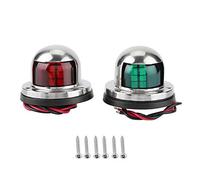 KIMISS 1 paio di luci di navigazione per barche, luci di segnalazione per luci di navigazione a LED rosse e verdi Luce di posizione per accessorio per yacht per barche marine