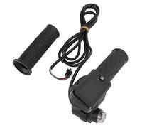 KIMISS 1 Paio di Manopole per Acceleratore per Bici Elettrica con Schermo LCD, Manopole per Acceleratore a Rotazione, Chiave e Cavo, per un'esperienza di Guida Migliorata