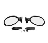 KIMISS 1 paio di specchietti laterali per auto, nero universale per porta laterale specchietto retrovisore accessorio per modifica auto d'epoca