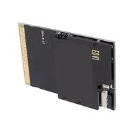 KIMISS 1000 in 1 Scheda di Gioco Cartuccia per PC Engine, per Console TurboGrafx 16, Cartuccia Flash Oro Nero, Supporto Multi-Gioco