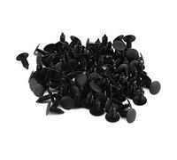 KIMISS 100Pcs Rivetti per paraurti per auto universale Rivetti per paraurti Spingi a scatto (100 pz, Nylon)= flare clips