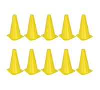 KIMISS 10pcs Coni Sportivi da 23 Cm, Calcio di Marker di Allenamento, Basket, Set di Cono Traffico Interno e attività all'aperto
