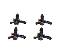 KIMISS 10pcs G1/2 Filo Maschile 360 ° Sprinkler per Prato Rotante per un'irrigazione Efficiente del Giardino - Ideale per Prati, Fiori e Uso Agricolo