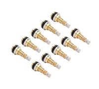 KIMISS 10pcs TR618A Gambo della Valvola dei Pneumatici in Ottone per Il Liquido d'Aria 1 7/8 Pollici - Adattarsi a Una Valvola di 0,625 Pollici, Ideale per Trattori, Alunni, Backhee