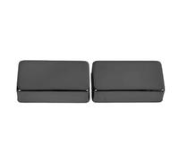 KIMISS 2 Coperture per Pickup per Chitarra elettrica: Design a Doppia Bobina in Ottone Chiuso per una qualità del Suono Chiara (BLACK)