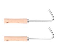 KIMISS 2 PCS Strumento di Diserbante Giardino Leggero - Ergonomico Manuale Diserbante per Erbacce Efficienti, Trazione delle Radici e Piantagioni - Forniture di Scavo in Acciaio Compatto