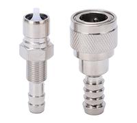 KIMISS 2 Pezzi Connettore Tubo Carburante, Connettore Linea Carburante Maschio Femmina 3B2 70250 1 per Motore Fuoribordo 2 4 Tempi a