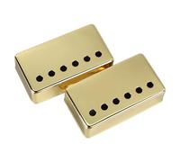 KIMISS 2 Pezzi Copertura Pickup Humbucker per Chitarra Elettrica in Ottone per - Custodia Pickup Professionale a Doppia Bobina - Migliora il Timbro e facilità di Installazione (50 mm 52 mm)