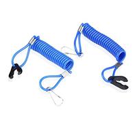 KIMISS 2 PZ Interruttore di Sicurezza Emergenza Motore Interruttore di Arresto Emergenza Accensione Motore Fuoribordo Clip Cordino Barca Interruttore Sicurezza a Chiave Motore