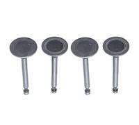 KIMISS 2 Set Kit Valvola Motore Stelo di Scarico Aspirazione in Acciaio Inossidabile per 2KW 2.5KW 3KW 168F GX160 Automobilistico Ad Alte Prestazioni