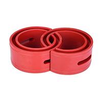 KIMISS 2pc Cuscino Ammortizzatore a Molla Buffer Universale Tipo A-F per Auto Rosso (B)