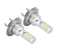 KIMISS 2Pcs Fendinebbia a LED, 80W 6000K Alluminio universale H7 LED Fendinebbia Lampada Lampada Luce bianca DC12-24V=bombilla antiniebla
