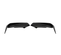 KIMISS 2pcs Paraurti Anteriore Lip Splitter Esterno, Paraurti Anteriore Vent Canard Splitter Sinistra Destra ABS Coltello di Ricambio per Serie 3 F30 F31 F3 320i 328i M Sport(Nero Lucido)