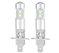 KIMISS 2x H1 6000K Super White 100W LED per fari Kit