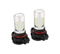 KIMISS 2x luci di marcia diurna a LED H16 5202 bianco puro con tecnologia ad alta adatte per auto, camion, motociclette, e altro ancora