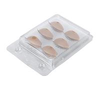 KIMISS 3 Coppie Palpebre per la Testa di Manichino con Ciglia per la Pratica dell'estensione delle Ciglia - Palpebre in Silicone per l'allenamento di Innesto (BROWN)