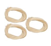 KIMISS 3 Pezzi di Ricambio per Crine di Cavallo Bianco Naturale per Violino, Viola, Violoncello - Accessori Musicali