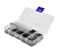 KIMISS 310 Pezzi 2,54 Mm Ponticello Connettore Pin Header Kit Assortimento Alloggiamento Elettronica Ad Alte Prestazioni/accessori Audio Domestici/adattatori e Connettori