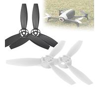 KIMISS 4 pezzi RC aereo accessori di ricambio Fit Bebop 2 eliche modificate per Bebop DroneType C (2 nero 2 bianco)