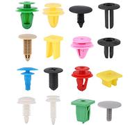 KIMISS 400 pezzi assortiti in plastica assortiti per auto porta clip clip paraurti fermo fermo rivetto push pin kit