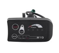 KIMISS 48V Pannello di Controllo Display LED per Bicicletta Elettrica Impermeabile, Misuratore Display LED 36V 48V S810 per Modifica Bici Elettrica, Impostazioni Personalizzabili