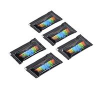 KIMISS 5 Pezzi Pacchetti di Colori del Fuoco Cosmico - Colore Vibrante Che Cambia Polvere per Fuochi Interni/Esterni - 30 G Ciascuno, Fiamme Colorate di Lunga Durata per Campeggio e falò