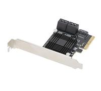 KIMISS 5 Porte COMPUTER CARD ESPANSIONE - PCI E a Scheda Convertita con Chip JMB585 - Elettronica/Computer E Accessori/Componenti del/Componenti Interni/Porta I/O