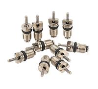 KIMISS 50PCS Centro di Valvola del Condizionatore D'aria per Auto Lega di Alluminio Rame AC Automatico Centro di Valvola Ad Alta Pressione Universale per R134