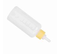 KIMISS 6pcs/ Set Cucciolo, Kit Bottiglia per Infermieristica da 60 Ml Gatto da Gatto da 60 Ml per Alimentazione di Piccoli Forniture con 4 Capezzoli di Sostituzione Care Alimentatore (YELLOW)