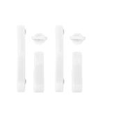 KIMISS Accessori per Ganci per Borse Bogg - Portachiavi Multiuso e Connettore per Spiaggia e Borse, Set da 6 Pezzi (WHITE)