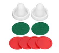 KIMISS Accessori per Spinta da Hockey Ad Aria da 8 Pezzi da 60 Mm Set di Accessori Puck - Elevata Resistenza all'impatto per Il Gioco del Tavolo Duraturo - Si Adatta a Tutti i Tavoli Standard di