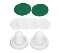 KIMISS Accessori per Spinta da Hockey Ad Aria da 8 Pezzi da 60 Mm Set di Accessori Puck - Elevata Resistenza all'impatto per Il Gioco del Tavolo Duraturo - Si Adatta a Tutti i Tavoli Standard di