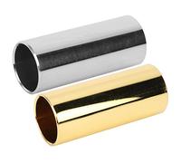 KIMISS Accessorio di Ricambio per Barra Scorrevole per Basso per Chitarra in Acciaio Inossidabile da 2 Pezzi - Argento e Oro, Lunghezza 6 Cm per Chitarra, Basso, Ukulele, Banjo