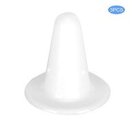 KIMISS Accessorio per Macchine per la Mungitura, 3 Pezzi di Plastica Mucca Bianca Falsa Capezzolo Duro Salvo Fornitura di Maneggevole Sano Forniture per il Bestiame Accessorio (WHITE)