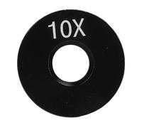 KIMISS Accetto Al Microscopio 10x 23,2 Mm di Diametro Ad Alto Ingrandimento Chiaro Immagine Chiara in Lega di Vetro Ottico Ottico Ottico per Ispezioni Industriali per L'educazione Alla