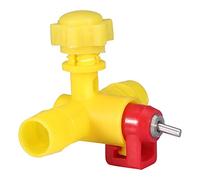 KIMISS Acqua di Pollo Automatico, Fontane di Pollame Capezzoli Capezzoli da 10 Pezzi per Alimentatore Ad Anatra per Alimentatore Waterer Bevitore