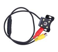 KIMISS Adatta per Telecamera Retrovisiva per Auto da 12 V - Telecamera di Retromarcia Montata su HD con Visione Notturna a 140° con 4 Luci a LED per Maggiore Sicurezza e Assistenza Al Parcheggio