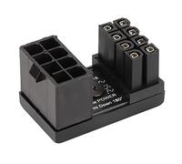 KIMISS Adattatore Angolato a 8 Pin da 180 Gradi per Schede Grafiche - Connessione Femmina-maschio, Guscio Isolato, Circuito Multistrato Maggiore stabilità (PH38B+ 1PCS)