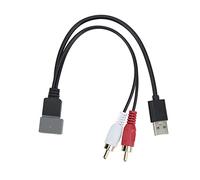 KIMISS Adattatore Cavo di Ritenzione Porta USB per Autoradio Adatto per Cube 2011-2012, Juke 2011-2013, Versa 2011-2012 - Cablaggio Ingresso USB