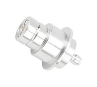 KIMISS Adattatore CO2 Connessione Rapida per Macchina per Bibite - Lega di Alluminio 0,3 Pollici Compatibile con Terra & More - Design Resistente all'usura e Durevole (SILVER)