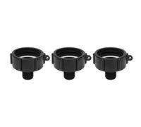 KIMISS Adattatore di Scarico per Serbatoio IBC - 3 Pezzi Connettore per Serbatoio IBC Filettatura G3/4 Adattatore di Scarico in Plastica ABS Raccordo per Valvola di Ricambio - Raccordi per per (S60*6)