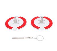 KIMISS Adattatore Hub Bobina NAB da 2 Pezzi per NAGRA T TI QGB - Compatibilità con Nastro Audio in Lega Premium