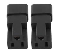 KIMISS Adattatore IEC320 C14 A NEMA 5-15R per Computer, Lampade e Stampanti - Connettore Affidabile, 10 A 125 V