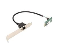 KIMISS Adattatore Internet Gigabit a Porta Singola NIC Server M.2 B Key 2.5G, Scheda di Rete RJ45 Plug and Play per 10, Controller I225 V, Design Compatto