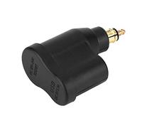 KIMISS adattatore per moto usb din tecmate calzino femmina, caricatore doppia USB doppia presa USB adattatore USB accendisigari Dual USB adattatore di alimentazione versa la tua spina adattatore usb