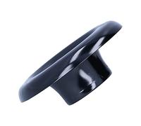 KIMISS Adattatore per Stack di velocità del Clacson con Presa d'aria Fredda da 3,5 Pollici - Modifica dell'auto in Alluminio CNC Migliore Risposta e Prestazioni dell'acceleratore (BLACK)